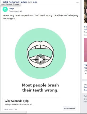 Toothbrush Ad